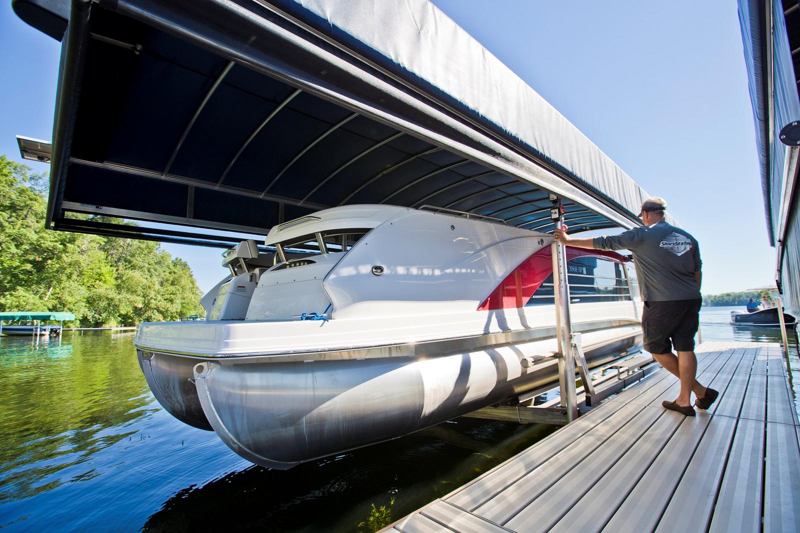 2021 Shore Station ShoreStation 4,000 pound Pontoon Hoist + Revolution